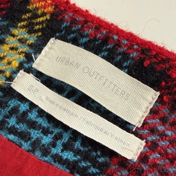 Urban Outfitters Red Plaid Mini Skirt Size- S - Picture 4 of 5